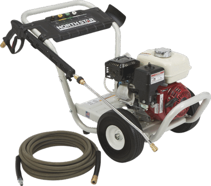 NorthStar Pressure Washer 3300 PSI 2.5 GPM Honda GX200 CAT Pump Aircraft Grade Aluminum Gas 157132 New