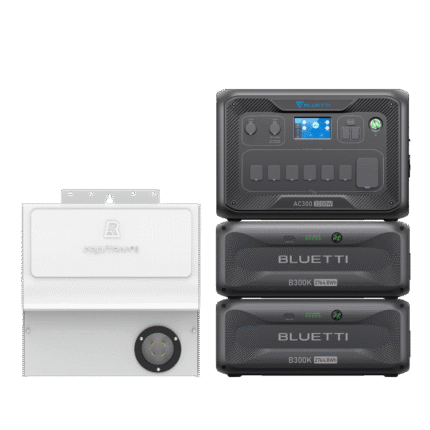 BLUETTI AC300+2*B300K+Home integration Kit (120V) | Home Battery Backup