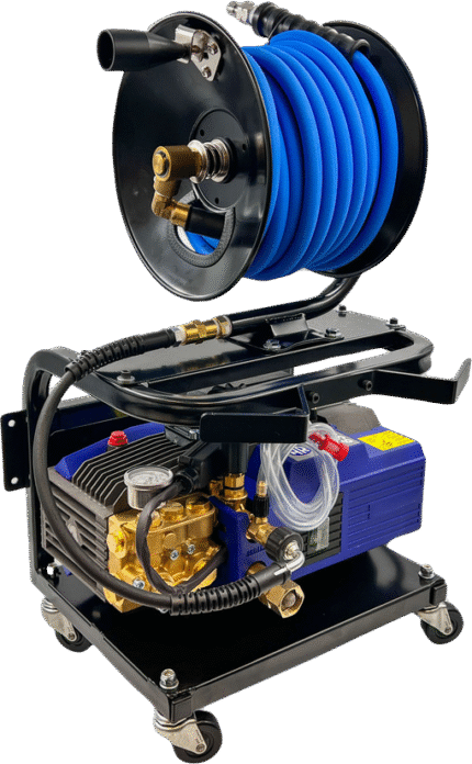 AR Blue Clean AR630TSS-PRO Electric Pressure Washer with Rolling & Wall Mount Cart 1900 PSI 2.1 GPM New