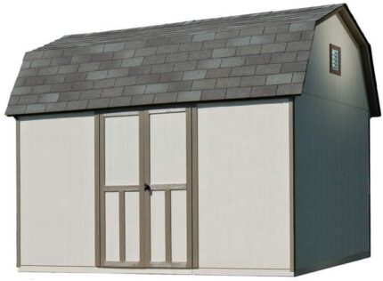 Handy Home Briarwood 12×8 Wood Storage Shed Kit