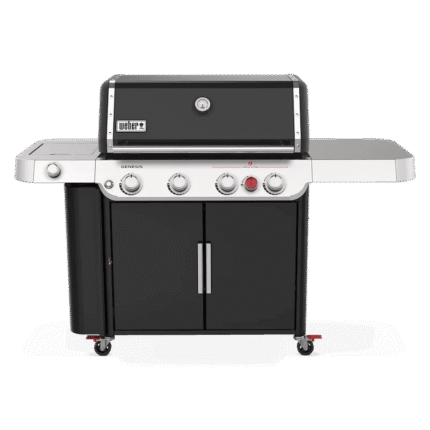 Nexgrill 4-Burner Propane GAS Grill in Black with Side Burner and Stainless Steel Main Lid